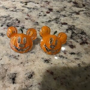 BaubleBar Orange Pumpkin Earrings